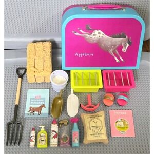 Our Generation Hay And Neigh Care Set Horse Accessories For Dolls Plus Case